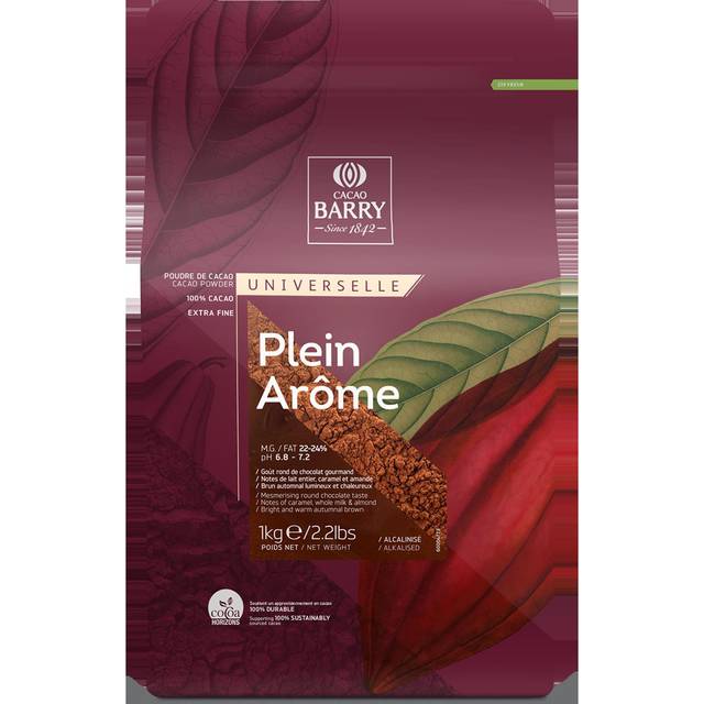 Billede af Cacao Barry Plein Arôme 100% Kakaopulver 1000g 1pak